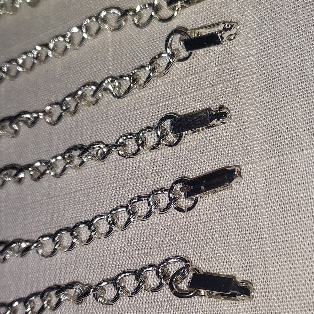Silver Accent Braclets NWOT - Picture 2 of 4